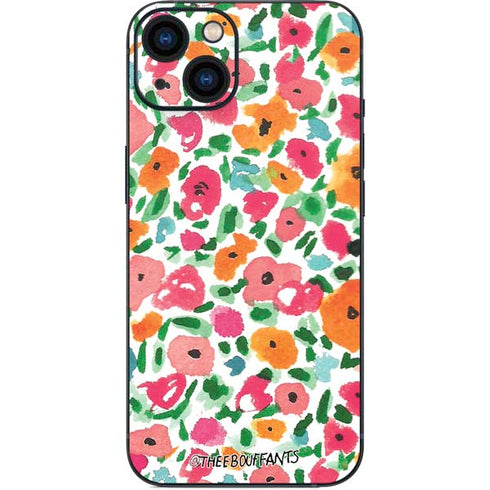 Bouffants and Broken Hearts Watercolor Floral iPhone 14 Plus Skin